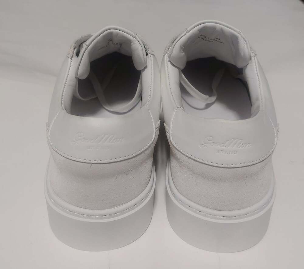 Good Man Brand Legend London Low Top Sneakers White Leather Shoes Mens 11 - Picture 7 of 9